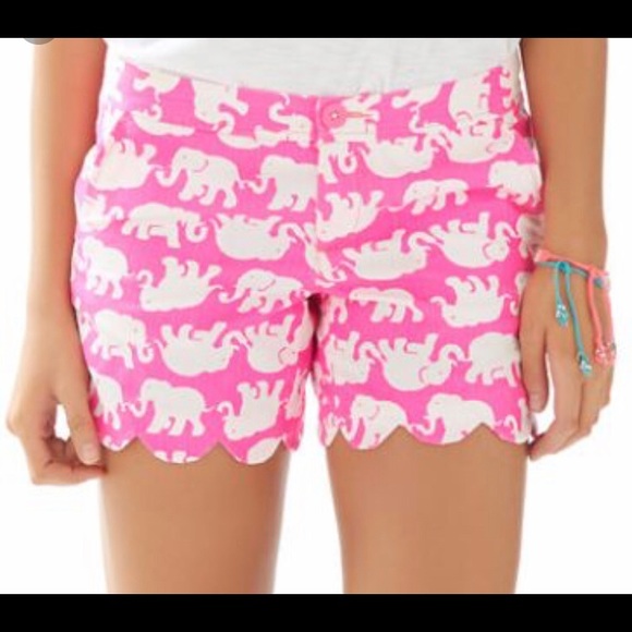 Lilly Pulitzer Pants - Lily Pulitzer Buttercup Shorts Scallops